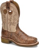 Camel Cayman  Double H Boot Womens 10 Inch Steel Toe Square Toe Roper